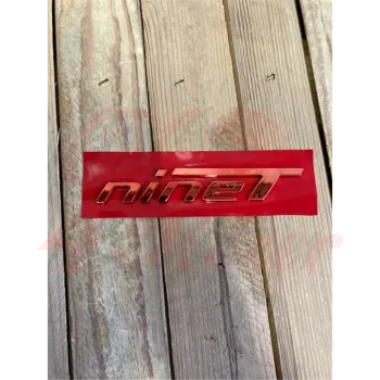 cafe 4 racer - BMW R NINE T LOGO ČERVENÁ 1ks - Cafe4Racer Emblémy Nálepky Logá 