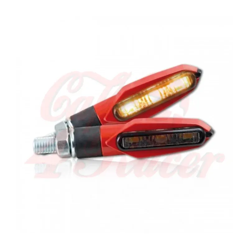 cafe 4 racer - SMD indikátor "Slight" Červená - HS MOTO Germany Standardní ukazatele směru 