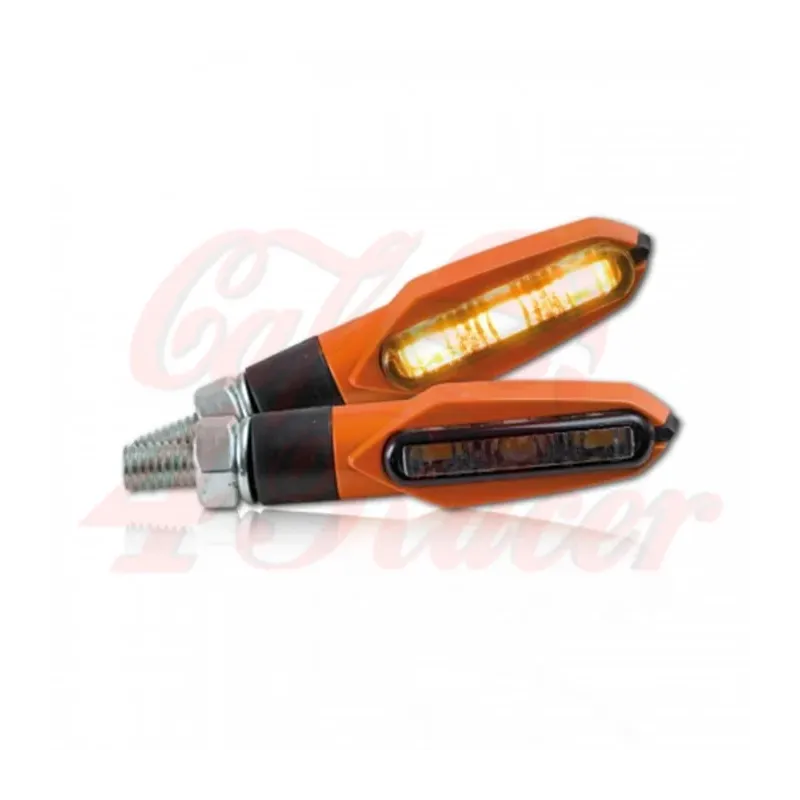 cafe 4 racer - SMD smerovka "Slight" Oranžová - HS MOTO Germany Štandardné smerovky 4251352602978
