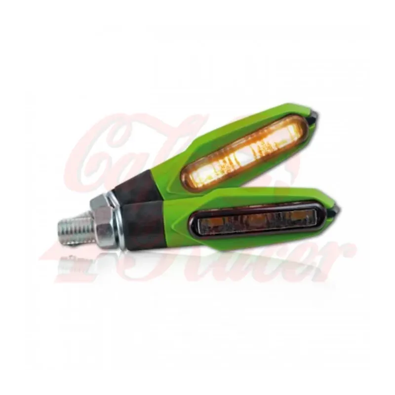 cafe 4 racer - SMD-Blinker "Slight" green - HS MOTO Germany Standard indicators 4251352603012