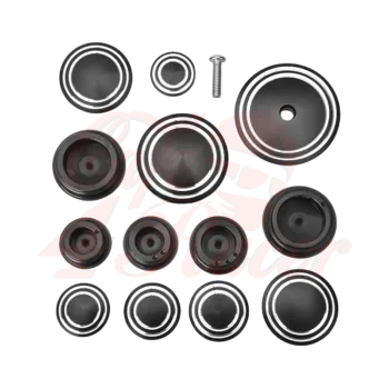 BMW RnineT Aluminum Frame Hole Cap Plug Black