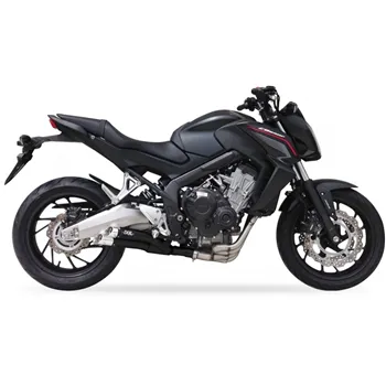 cafe 4 racer - IXIL HYPERLOW SILENCER SBL/ALU Honda CB650F - XH6356XB - IXIL  IXIL 4054783256297