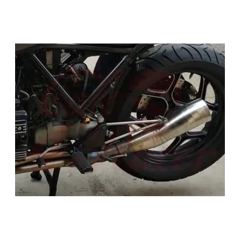 cafe 4 racer - Držák výfuku BMW K75/K100/K1100/K1 z nerezové oceli - Cafe4Racer Výfukové díly pro K100 