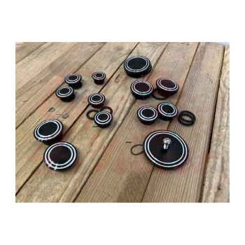BMW RnineT Aluminum Frame Hole Cap Plug Black