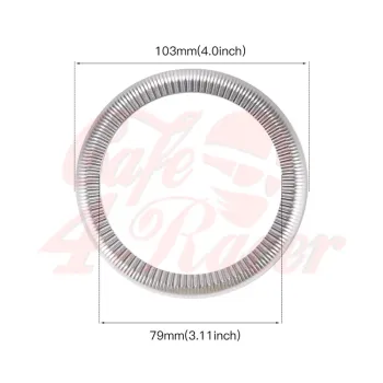 cafe 4 racer - Speedometer Trim Bezel Cover For BMW R nineT Scrambler - Silver - Cafe4Racer Acessories 