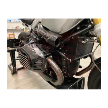 cafe 4 racer - Motorcycle Engine Cylinder Head Guard for BMW R9T Carbon CNC black - Cafe4Racer Carbon parts 