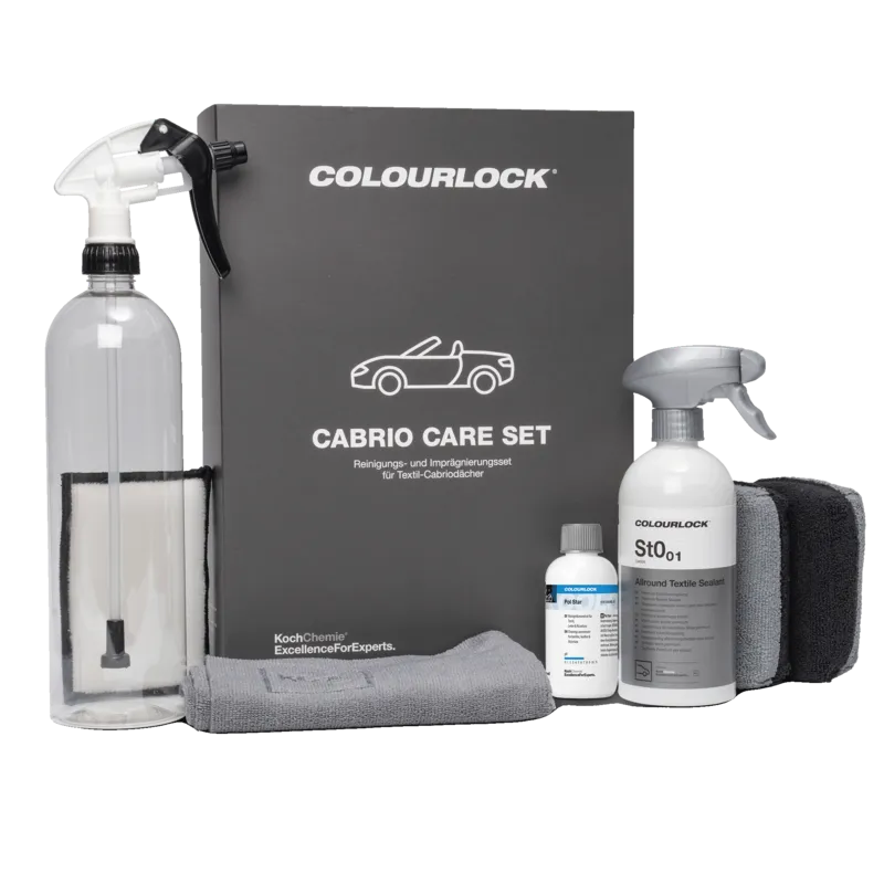 cafe 4 racer - COLOURLOCK Cabrio Care Set – Sada na čistenie a impregnáciu striech kabrioletov - Colourlock Výhodné sady 4260188682450
