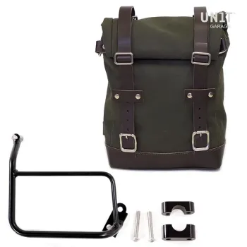 cafe 4 racer - Side pannier canvas + subframe r 1200 gs - UNIT GARAGE Bags and accessories 