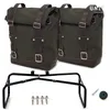 cafe 4 racer - UNIT GARAGE Side Mount with 2 Textile Bags for BMW RNineT Series - UNIT GARAGE Bags and Accessories 