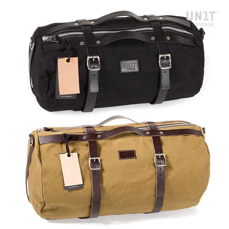 cafe 4 racer - Kalahari duffle bag 25l canvas - UNIT GARAGE Bags 