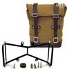 cafe 4 racer - UNIT GARAGE Side Double Symmetrical Holder with 1 Textile Bag for BMW RNineT - UNIT GARAGE Bags and Accessories 