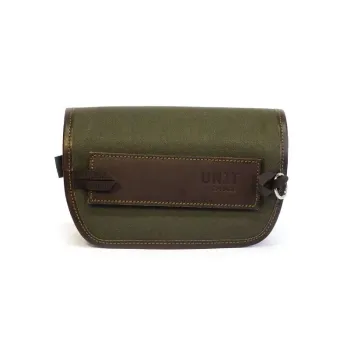 cafe 4 racer - Sahara canvas handlebar bag - UNIT GARAGE Bags 