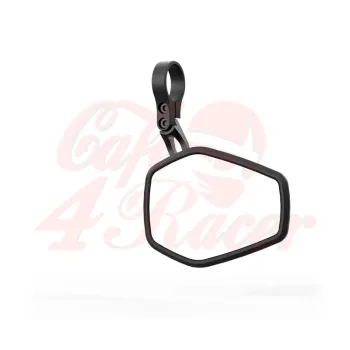 cafe 4 racer - HIGHSIDER ESAGANO-RS handlebar end mirror, short - Highsider Bar end mirrors 4054783657056