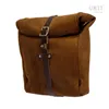 cafe 4 racer - Gobi waxed suede side pannier - UNIT GARAGE Bags 