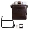 cafe 4 racer - Carrying system in aluminum with adjustable leather front, quick release system and frame - UNIT GARAGE Bags and accessories 