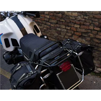 cafe 4 racer - Two universal side bags in canvas - UNIT GARAGE Bags 