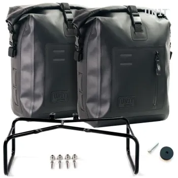 cafe 4 racer - Khali side pannier in TPU + symmetrical double subframe Ninet - UNIT GARAGE Bags and Accesories 