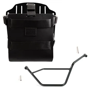 cafe 4 racer - Carrying system in aluminum with adjustable leather front, quick release system and frame - UNIT GARAGE Bags and Accessories 