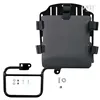 cafe 4 racer - Aluminum bag holder with adjustable front in hypalon and quick release system + subframe (1983-1996) - UNIT GARAGE Side Pannier Canvas + Subframe K Series 