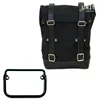 cafe 4 racer - Side pannier canvas + subframe r18 for straight pipe exhaust - UNIT GARAGE Bags and Accessories 