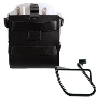 cafe 4 racer - Carrying system in aluminum with adjustable leather front, quick release system and frame - UNIT GARAGE BMW CE 04 