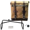 cafe 4 racer - Canvas side pannier scram 22l-30l + double subframe ninet  - UNIT GARAGE Bags and Accessories 