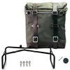 cafe 4 racer - Canvas side pannier scram 22l-30l + double subframe ninet  - UNIT GARAGE Bags and Accessories 