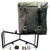 cafe 4 racer - Canvas side pannier scram 22l-30l + symmetrical double subframe ninet  - UNIT GARAGE Bags and Accessories 
