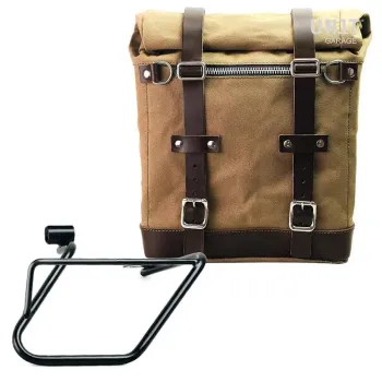 cafe 4 racer - Aluminum bag holder with adjustable front in hypalon and quick release system + subframe - UNIT GARAGE BMW CE 04 