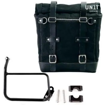 cafe 4 racer - Canvas side pannier scram 22l-30l + subframe r 1200 gs - UNIT GARAGE Bags and accessories 