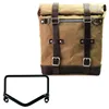 Plátenný bočný kufor scram 22l-30l + rám r18 pre výfuk fishtail