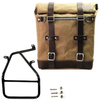 cafe 4 racer - Two Khali Side Panniers in TPU + Double Subframe Ninet - UNIT GARAGE Bags and Accesories 