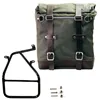 cafe 4 racer - Canvas side pannier scram 22l-30l + subframe ninet series - UNIT GARAGE Bags and Accessories 