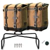 cafe 4 racer - Two canvas side panniers scram 22l-30l + double subframe ninet - UNIT GARAGE Bags and Accessories 