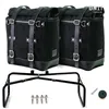cafe 4 racer - Two canvas side panniers scram 22l-30l + double subframe ninet - UNIT GARAGE Bags and Accessories 