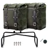 cafe 4 racer - Two canvas side panniers scram 22l-30l + double subframe ninet - UNIT GARAGE Bags and Accessories 