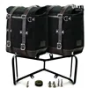 cafe 4 racer - Two canvas side panniers scram 22l-30l + symmetrical double subframe ninet - UNIT GARAGE Bags and Accessories 
