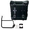 cafe 4 racer - Waxed suede side pannier scram 22l-30l + subframe r1200 gs - UNIT GARAGE Bags and accessories  