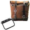 cafe 4 racer - Waxed suede side pannier scram 22l-30l + subframe r80 g/s - UNIT GARAGE Bags and Accessories 