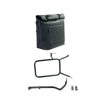 cafe 4 racer - Two Khali Side Panniers in TPU + Double Subframe Ninet - UNIT GARAGE Bags and Accesories 