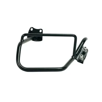 cafe 4 racer - Canvas side pannier 10l-14l + right subframe hp2 - UNIT GARAGE BMW HP2 Enduro & Megamoto 