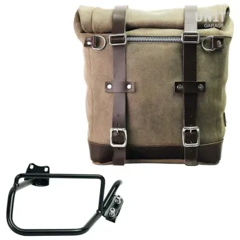 cafe 4 racer - Khali side pannier in tpu + left subframe hp2 - UNIT GARAGE BMW HP2 Enduro & Megamoto 