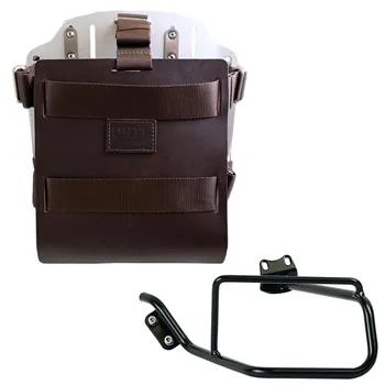 cafe 4 racer - Canvas side pannier 10l-14l + right subframe hp2 - UNIT GARAGE BMW HP2 Enduro & Megamoto 