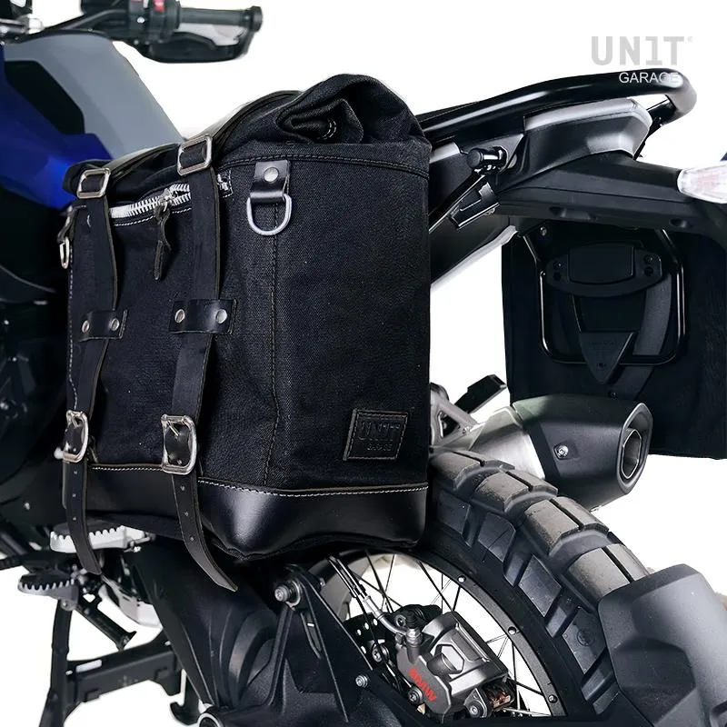 cafe 4 racer - Canvas side pannier scram 22l-30l + left subframe bmw r1300gs - UNIT GARAGE Bags and Accessories 