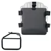 cafe 4 racer - Carrying system in aluminum with adjustable hypalon front and quick release system + right subframe bmw r12 ninet - UNIT GARAGE Bags and Accessories 