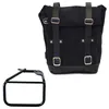 cafe 4 racer - Waxed suede side pannier 10l-14l + right subframe bmw r12 ninet - UNIT GARAGE Bags and Accessories 