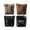 cafe 4 racer - Waxed suede side pannier scram 22l-30l + right subframe bmw r12 ninet - UNIT GARAGE Bags and Accessories 