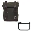 cafe 4 racer - Canvas side pannier 10l-14l + left subframe bmw r12 - UNIT GARAGE Bags and Accesories 