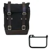 cafe 4 racer - Canvas side pannier 10l-14l + left subframe bmw r12 - UNIT GARAGE Bags and Accesories 