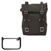 cafe 4 racer - Canvas side pannier 10l-14l + right subframe bmw r12 - UNIT GARAGE Bags and Accessories 